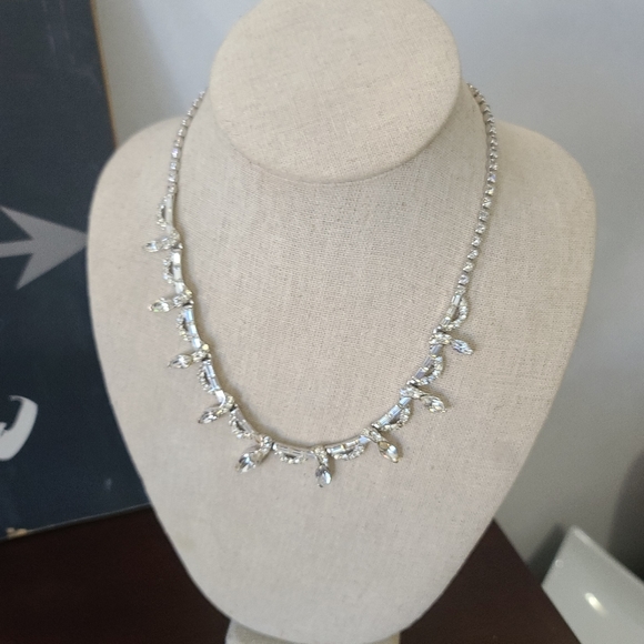 1950s Rhinestone Jewelry Set - Picture 2 of 7